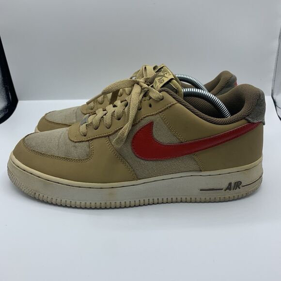 Nike Air Force 1 \'82 Low 488298-701 Mens Size 9.5 beige main image 6